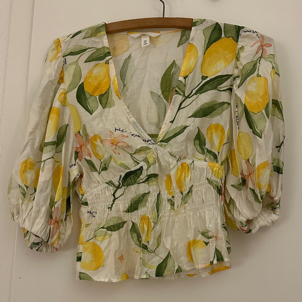 Lemon Print Summer Dress and top - Picture 4 of 14